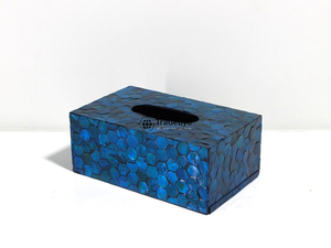Caja de Pañuelos Decorativa Premium con Diseño Floral Grabado, Hecha a Mano, Disponible en Diferentes Formas para un Interior Elegante - Product Image 6