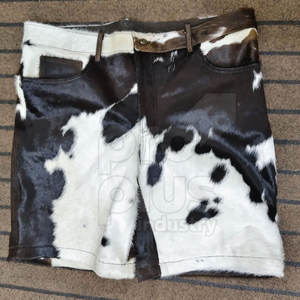 Pantalones Cortos de Cuero Vacuno para Hombre, Personalizados, Elegantes, Casuales, Ecológicos, de Primera Calidad, Cómodos, Duraderos, Transpirables y de Secado Rápido - Product Image 1