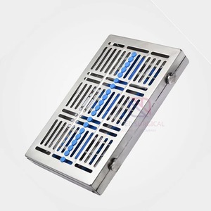 Bandeja Quirúrgica Reutilizable de Acero Inoxidable para Instrumentos Dentales, Soporte para Casete de Esterilización Manual, Certificación CE para Hospitales - Product Image 6