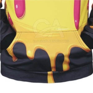 Sudadera con capucha sublimada para hombre Color personalizado Sudaderas con capucha sublimadas con estilo en tela de poliéster 2025 personalizadas - Product Image 6