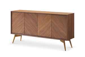MANGO SOLID WOODEN HANDCRAFTED MODERN MINIMALIST NORDESK URBAN EDGED Durable Eco-Friendly Modular <b>Sideboard</b> - Product Image 2