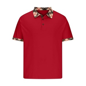 Polo à manches courtes en coton 2025-Vente en gros de t-shirts polo longs avec impression des dernières créations pour hommes - Product Image 3