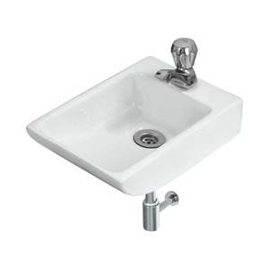 Lavabo de porcelana de cerámica para uso en el hogar, la cocina, la sala de estar y el baño-Lavabo blanco Lavabo Sanitario 12x18 - Product Image 2