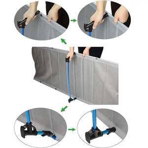 Lit simple pliant d'extérieur pour les siestes de bureau lit pliant portable de camping pour les <span class=keywords><strong>voyages</strong></span> autonomes - Product Image 5