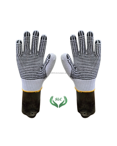 Gants de sécurité en coton tricoté d'origine indonésienne, antidérapants, respirants, durables, à usage général - Product Image 5