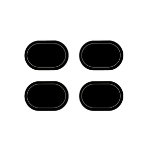 Leather Plate Mats Stone coaster Round <b>Dining</b> <b>Table</b> <b>Placemats</b> Coaster Set Kitchenware and Mat for Home Restaurant Daily Use - Product Image 2