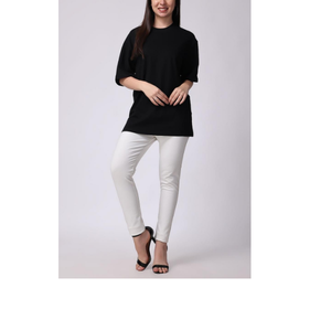 Camiseta con Estampado de Moda Urbana Europea y Americana Más Popular del 2026, Camiseta Holgada de Verano con Cuello Redondo para Mujer de BD - Product Image 3