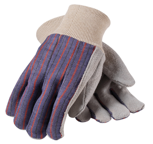 Swelder Offre Spéciale 10.5 pouces en cuir de vache fendu rouge pleine paume gréeur gant de travail de soudage - Product Image 3