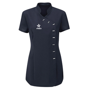 Nouvelle Tunique de Salon 2026 – Uniforme de Beauté et Spa pour Esthéticiennes, Techniciennes Ongleries, Massothérapeutes – Spandex/Polyester, Logo Personnalisé - Product Image 2