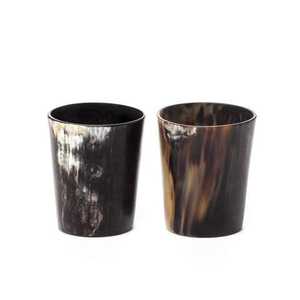 La mejor calidad, indio hecho a mano, buey, cuerno de búfalo, taza de cerveza corta, estilo Ángel, vasos de vidrio, artesanías naturales - Product Image 1