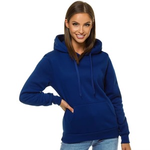 Vente en gros de sweats à capuche vierges pour femmes sweat à capuche tricoté de haute qualité avec impression personnalisée et poches kangourou pour l'hiver - Product Image 4