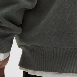 Sweats à capuche pour hommes de grande taille 80% coton 20% polyester brodé et imprimé de logo personnalisé en polaire pull à capuche surdimensionné - Product Image 5