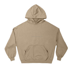 Sudaderas con capucha para hombre Street Wear Acid Wash Sun Faded Distressed 100% Cotton Drop Shoulder Cropped Boxy Hoodies para hombres - Product Image 1