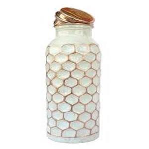 Botella de Agua de Metal Esmaltado en Verde con Aislamiento Térmico y Tapa de Rosca para Oficina, Camping y Uso al Aire Libre - Product Image 2