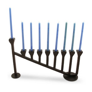 Home Decoration Menorah Candle Holder Jewish Menorah Candle Holder Hanukkah <b>Candlestick</b> Holder - Product Image 5