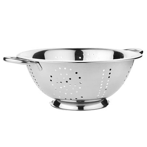 <b>Kitchen</b> Metal Accessories Resistant Food Noodle Colander with <b>Handles</b> Strainer - Product Image 5