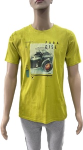 La Camiseta de algodón y poliéster para hombre se puede personalizar en tallas de estilo de color fabricadas en India, proveedor exportador de Mumbai - Product Image 5