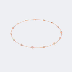 Pendientes de Oro de 14k con Diamantes Redondos de 0.70CTW, Cultivados en Laboratorio, Color D, Claridad VVS, Engaste de Bisel, Diseño Colgante para Mujer (Par) - Product Image 1