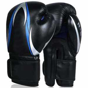 Vente en gros de gants de boxe en cuir de vachette véritable PU avec logo personnalisé vêtements de sport durables pour hommes femmes conception perforée pour - Product Image 5