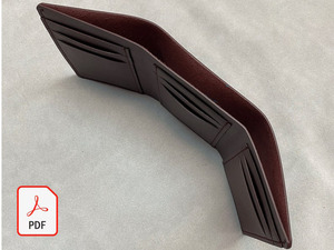 กระเป๋าสตางค์หนังพับได้สำหรับผู้ชายสไตล์กันขโมยใหม่กระเป๋าหนังชั้นดีดีไซน์ยาวบาง LTW-0028 - Product Image 5