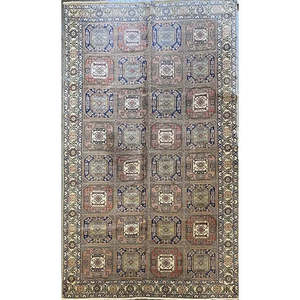 Alfombra turca anudada a mano única en su tipo, de 6'6 x 9'8 - Product Image 1