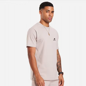 ชุดเสื้อยืดและกางเกงขาสั้นลำลองสำหรับผู้ชาย ฤดูร้อน ผ้าฝ้าย 100% แห้งเร็ว ชุดกีฬา ปรับแต่งได้ - Product Image 3