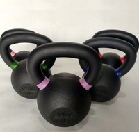 Équipement de gym directement de l'usine, haltères en fer avec revêtement électrostatique durable, ensembles de 48 kg, 50 kg, 60 kg avec support