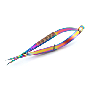 Ciseaux à ongles en acier inoxydable avec cuticule à ressort Lame droite et tranchante Produit de beauté et de soins personnels - Product Image 1