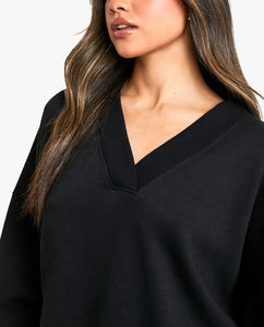 Sweat femme polaire douce sweats à capuche pour femmes sweats à capuche surdimensionnés femmes pull confortable pour l'automne hiver et les jours décontractés - Product Image 3