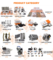 Kit de reparación completo 4D95 para motor Komatsu PC60, Kit de reconstrucción de reacondicionamiento de motor de carretilla elevadora, Kit de revestimiento, junta de rodamientos de revestimiento, reconstrucción