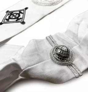 Faja masónica clásica con bordado de alta calidad Regalia masónica hecha a mano para eventos especiales Ajustable y duradero - Product Image 5