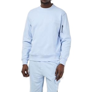 Sweat-shirt à col rond en molleton épais de haute qualité, personnalisé, vierge, 500 g/m², pour sublimation, plissé et brodé pour hommes - Product Image 1