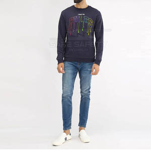 Sweat-shirts d'hiver décontractés pour hommes, best-sellers, chauds, confortables, en polaire respirante, mélange polyester/coton, pour une utilisation en extérieur - Product Image 1