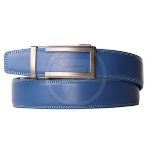 Cinturón de piel auténtica de vaca para hombre con logotipo personalizado de alta calidad estilo informal con hebilla de acero OEM disponible - Product Image 2
