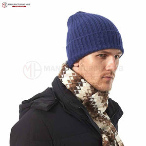 Casquettes pour hommes et femmes de style récent en couleur noire Fournisseur de casquettes en gros avec votre propre logo Casquettes Beanie - Product Image 3