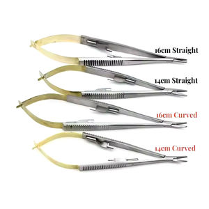 ที่ใส่เข็มขนาดเล็กทางการแพทย์ที่มีด้ามจับโค้งมนสูงถึง14ซม. เครื่องมือผ่าตัดสแตนเลสราคาขายส่ง - Product Image 5