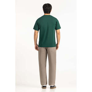 T-shirt oversize en jersey coupe décontractée pour hommes et femmes MN-TS-SS26-011-A 240 grammes, uni, coupe ample, T-shirt de créateur - Product Image 5