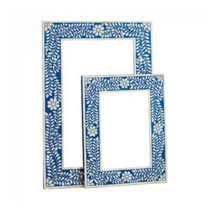 Ensemble de 2 miroirs muraux Cadre de miroirs muraux décoratifs pour hôtels et restaurants de luxe Cadre de miroir mural décoratif pour la maison - Product Image 1