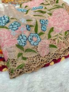 Look Royal Designer Indien Bollywood Ethnique Organza Tissu Saree Dernier Traditionnel Exclusif Fantaisie Fête Tenue De Mariée Pour Les Femmes - Product Image 2