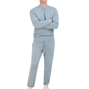 Traje de sudor personalizado para hombre de alta calidad, ropa de calle, conjunto de traje de sudor, nuevo diseño, chándal de algodón a granel para hombre - Product Image 1