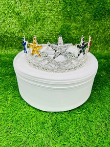 Nouveau meilleur maçonnique Grand matrone 5 étoiles OES couronne ton or avec strass raccord réglable 2025 couronne maçonnique OEM entretenu - Product Image 3