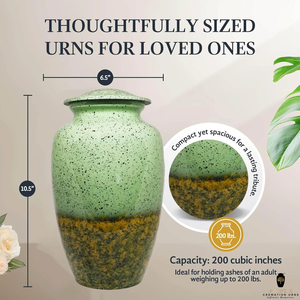 Urnas de cremación personalizadas de metal Premium Urnas de cremación conmemorativas de aluminio Premium Juegos completos grabables a prueba de fugas de recuerdo - Product Image 2