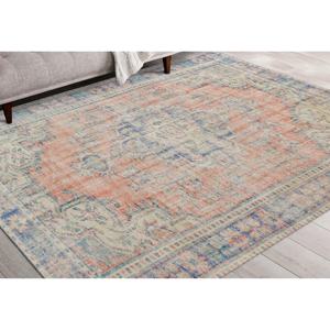 Alfombra estampada con diseño persa, fácil de limpiar, turca, para salón, tribal, de terciopelo - Product Image 2