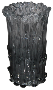 Décoration d'intérieur de luxe Tammaro Home Drip en verre de Murano gris, design artisanal italien haut de gamme - Product Image 3
