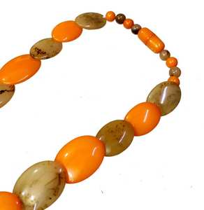 สร้อยคอเรซินเครื่องประดับสร้อยคอลูกปัดโซ่พันรอบคอสร้อยคอสร้อยคอพร้อมต่างหูเครื่องประดับแฟชั่นสำหรับผู้หญิงผู้หญิง - Product Image 6