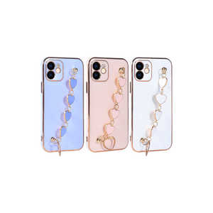 Coque arrière en silicone TPU Netzy SAFA édition lilas à motif cœur pour iPhone 11, 7 Plus et 11 Pro – Étui de téléphone souple à motif dessin animé - Product Image 2