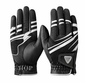 Left Hand Right Hand Golf <b>Gloves</b> Comfortable Fit Anti-Slip Grip wrist protection Breathable Durable Leather Golf <b>Gloves</b> - Product Image 4