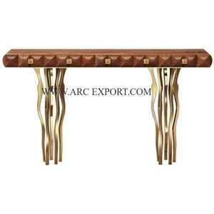 Meubles de maison au design moderne et antique Console de table Attractive Top Quality Large Furniture Decor Console Table from Indian - Product Image 5