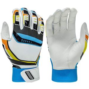 Gants de frappe de baseball pour gaucher, unisexes, adultes, en cuir/cuir synthétique, couleur/taille personnalisable, légers, confortables, pour l'entraînement - Product Image 1