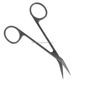 Tijeras Quirúrgicas Manuales Personalizadas para Iris, Diseño Curvo en Ángulo, 9 cm, 10.5 cm, 11.5 cm, Acero Inoxidable, Clase II, CE, OEM, Marca Privada - Product Image 3